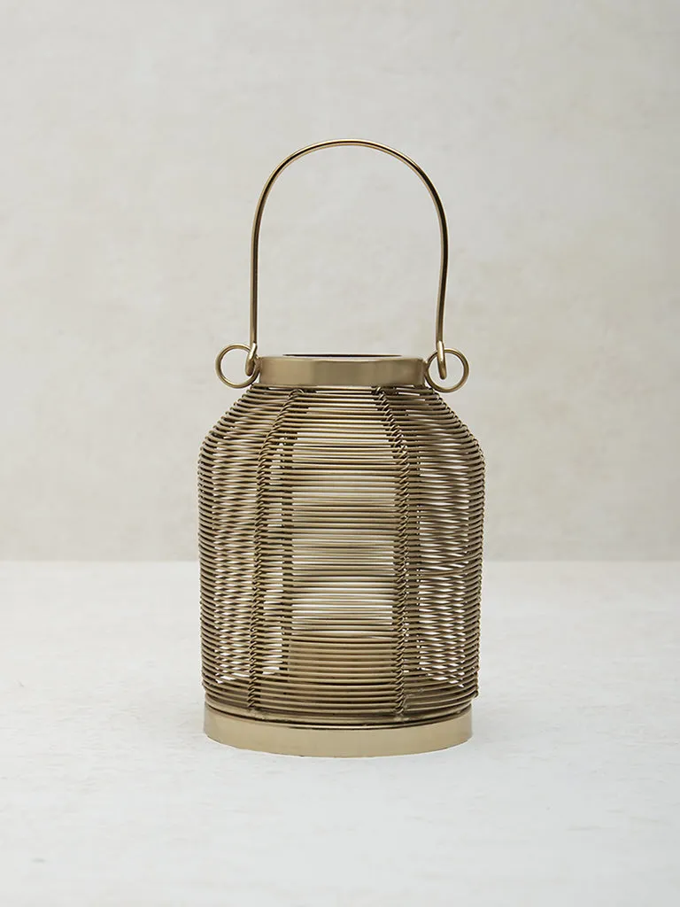 Westside Home Gold Wired Lantern