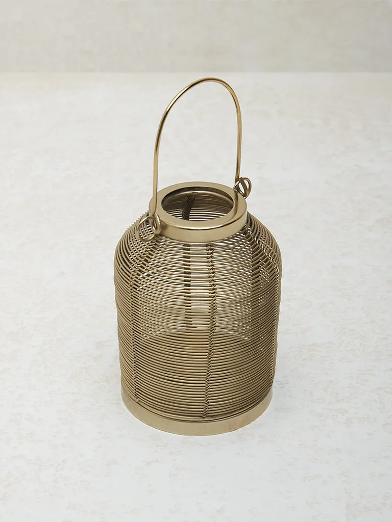 Westside Home Gold Wired Lantern