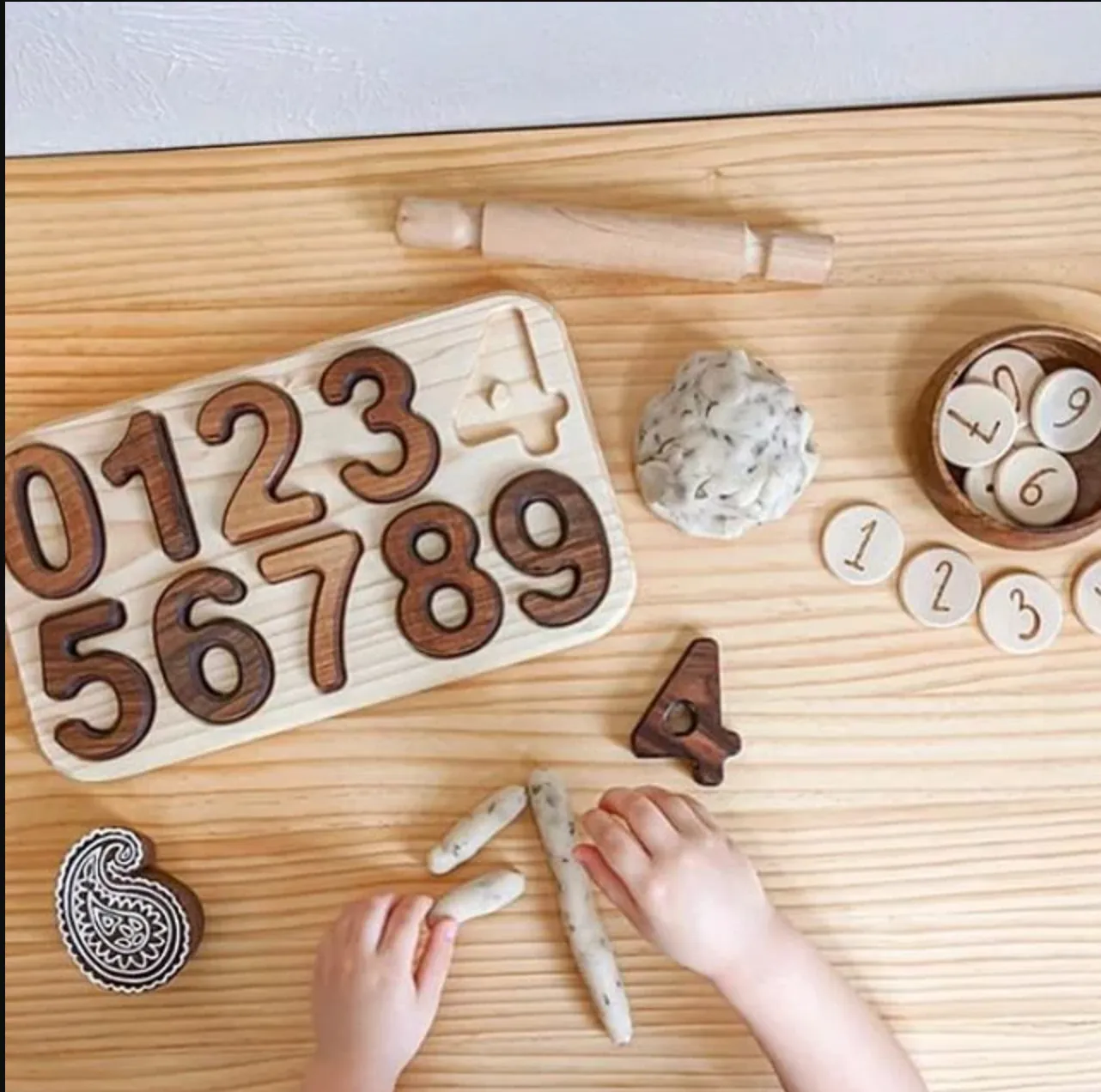 Wooden Number Puzzle